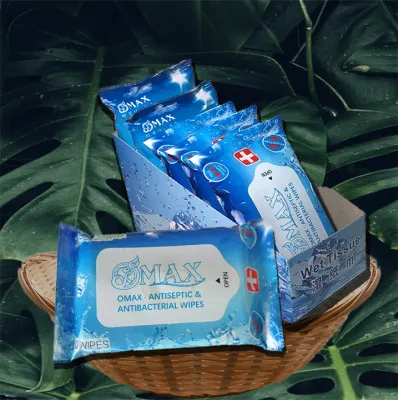 BCH- SG 🌟OMAX ANTI-BACTERIAL WET WIPES 10 wipes/ 1Pack 🌟LOCAL DELIVERY ⛟