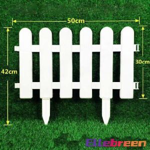 White Fence Yard Plastic Home Garden Decoration Strong Outdoor Fence