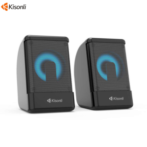 KISONLI Gaming Speaker Laptop/Komputer L-8080 With LED Colorfull Lights