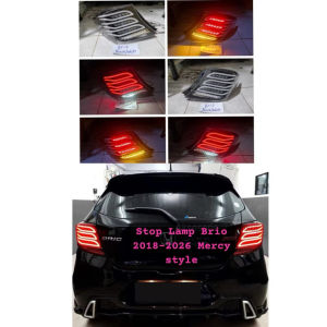 WYT44 Lampu Stop Stop Lamp Tail Lamp All New Brio Facelift 2018 2019 2020 2021 2022 2023 2024 2025 2026 Welcome Led Running Sein Smoke White Harga Sepasang