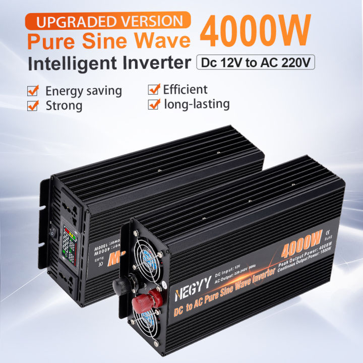 1500W Reiner Sinus Wechselrichter Spannungswandler 12V Auf 230V 240V