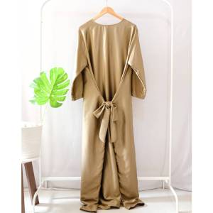 KAFTAN IKAT INNER KAFTAN PEREMPUAN TUNIK SATIN KAFTAN POLOS SATIN LEBARAN KONDANGAN PREMIUM LONG DRESS KAFTAN MODERN POLOS WANITA