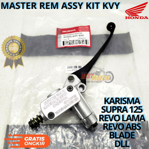 Master rem assy kit KVY silver untuk motor KARISMA SUPRA 125 REVO LAMA REVO ABS BLADEDLL. AHM berkualitas original asli ori dan presisi