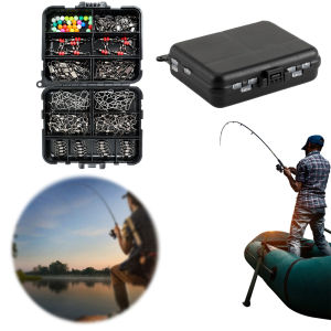 【New Arrival】 Fishing Accessories 140pcs Kit with Corrosion-Resistant Swivels and Connectors for Saltwater and Freshwater Fishing