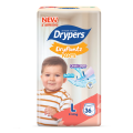 Drypers Drypantz Jumbo Pack Large (36 pcs) - Diaper Pants. 