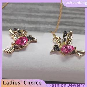 [COD] liuchuanbing Jewellery Hummingbird Long Drop Earrings Bird Pendant Tassel Pendant Earrings