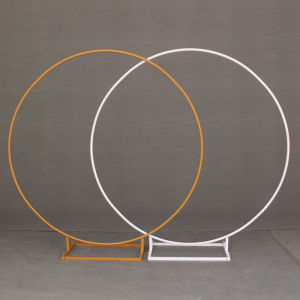 D75 Frames | Reusable Metal Circle Arch Frame Round Hoop for DIY Wedding Flower Wreath Event Decor