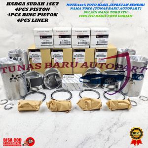 LINER SET + PISTON DAN RING SEHER STD STANDAR 1SET KOMPLIT TRITON LAMA 1SET