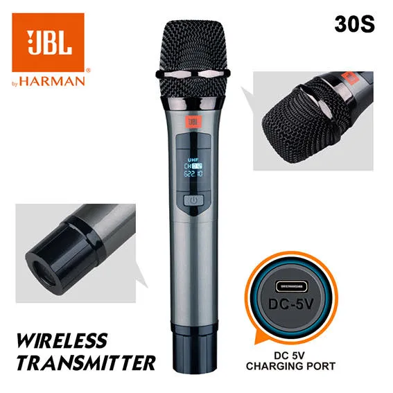 New Jbl Product Dynamic Microphone Chargeable Wireless Microphone