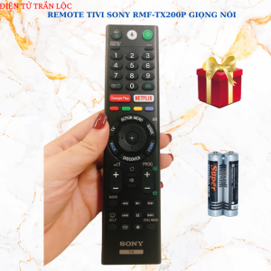 Remote điều khiển tivi Sony RMF-TX200P giọng nói điều khiển TV Sony các dòng tivi LCD/Plasma/LED - Tặng kèm pin