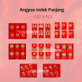 MR Angpao Imlek 1 Set Isi 6 Lembar Bahan Tebal Embos Emas Angpao Pendek Panjang Angpao Netral Fu Angpao Fuk Angpao Hok Hong bao Angpau Hoki Amplop Imlek Lunar Envelope Ampau Ampao. 