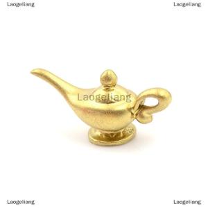 [COD] Laogeliang Dollhouse Miniature mini vàng ấm trà Đồ chơi mô hình trẻ em Quà tặng