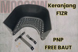 KERANJANG BARANG Untuk Yamaha - F1ZR / FIZ R - force 1 - vega lama / Vega Old - Fizr ss two SS2 malaysia - Alfa 110 - Jupiter Lama Detail : Bahan : Plastik Abs tebal Hitam tebal Sudah termasuk Breket dudukan dan Baut Jadi tinggal pasang saja PLUG