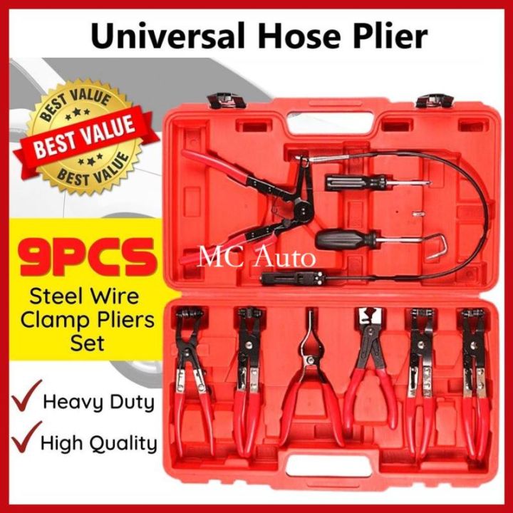 👍🏻Complete Set👍🏻 Hose Clip Plier Tool Auto Vehicle Pliers Tools Cable ...