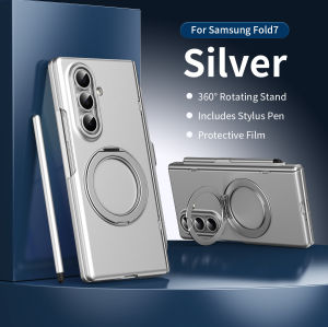 Cho Samsung Galaxy Z gấp 7/gấp 6/gấp 5/gấp 4 trường hợp với bút Chân đế quay để bảo vệ đầy đủ