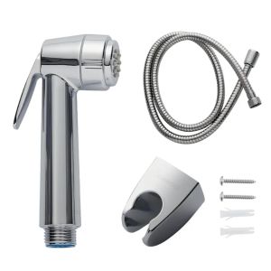 JOMOO Toilet Bidet Spray Set with 1.2M Stainless Steel Bidet Hose Holder High Pressure Water Saving Leak Proof Toilet Accessories