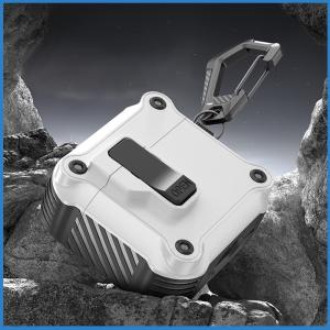 Lock Case for AirPods 4 Cover Protective Case Shockproof Protective Skin Case with Secure Lock Clip for AirPods 4 (2024)