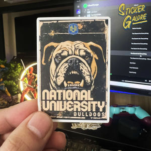NATIONAL UNIVERSITY VINYL STICKER (WATERPROOF AND SCRATCH PROOF) UAAP NCAA STICKER COLLEGE STICKER NU STICKER