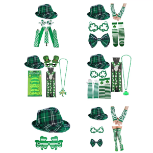 Irish Makeup Up Party Costume Patrick Day Costume Accessory for Men Women Halloween Cosplay Irish Festival Celebration