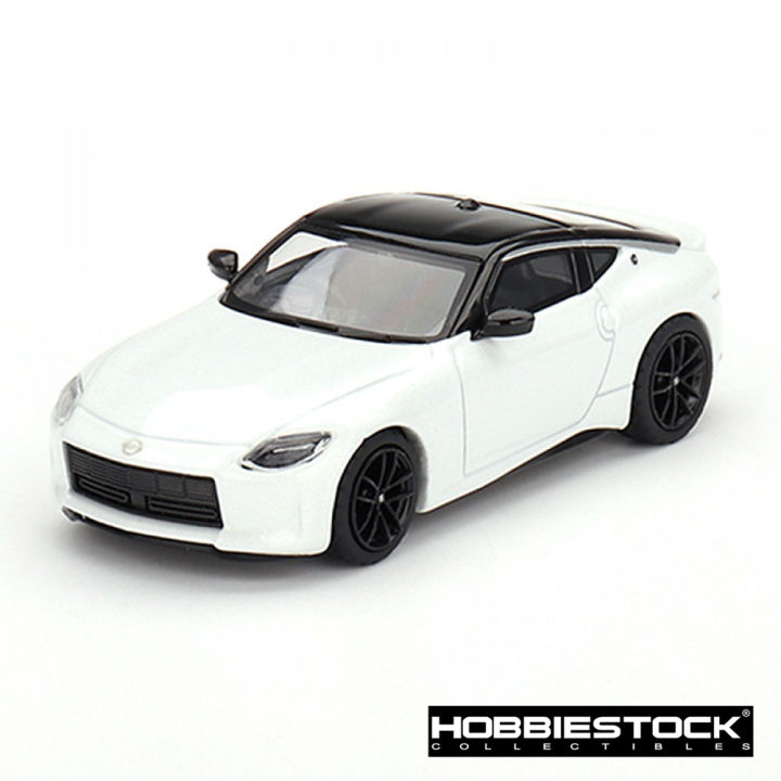 Mini GT 1/64 Nissan Fairlady Z Version ST 2023 - Blanc Everest - Modèle Metal - RHD