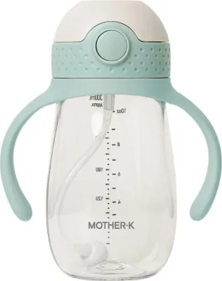 Mother-K HUG Weighted Straw Cup 300ml (6m+)