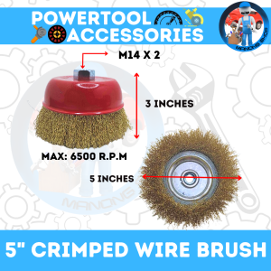 Crimped Wire with Variation 3" 4" 5" High Quality Heavy Duty Powertool Accessories