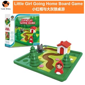 Little Riding Hood Board Game Little Girl Going Home logical Early Learning Puzzle 小红帽与大灰狼桌游早教益智游戏3岁
