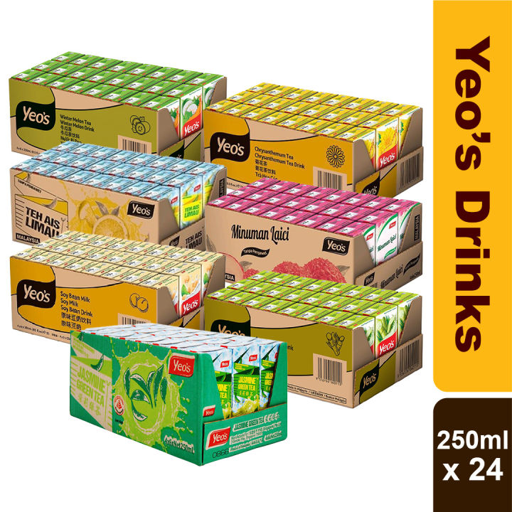 Yeo's Drink Carton Assorted 250mlx24 | Lazada