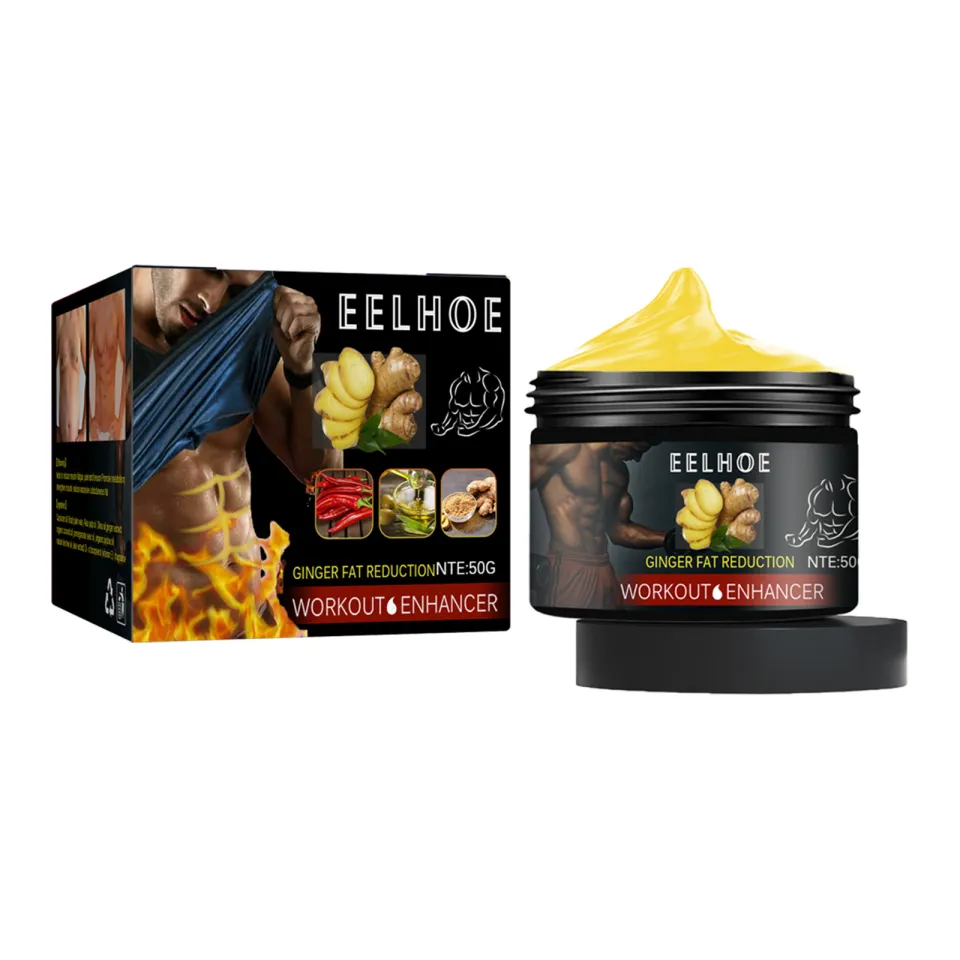 【Hot Sale】Eelhoe Ginger Abdominal Cream Powerful Weight Loss Muscle Essential Oil Fat Burning Tightening Belly Body Shaping Slimming Cream Sweat Enhancer Slimming Anti Cellulite Fat Burning Weight Loss Powerful Increase Tightening Muscle（50g）