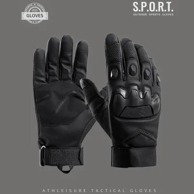 Tactical Gloves Full Finger Windproof Wear-resistant Fire-resistant Tactical Gloves Military Outdoor Gloves