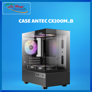 Vỏ Máy Tính - CASE ANTEC CX200M_B Đen Chưa Bao Gồm Fan Case - Hàng Chính Hãng