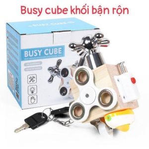 Đồ chơi hộp bận rộn busy cube giúp bé phát triển tư duy
