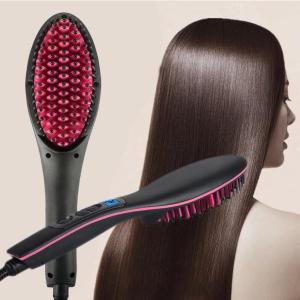 New Original Hair iron Straightener fast iron ceramic Brush Hair Straightener tool
