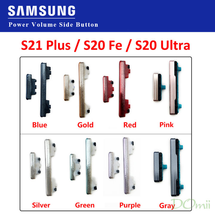 New Side Power Key +Volume Button For Samsung Galaxy S21 Plus