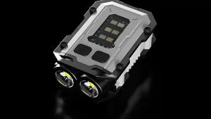 AE Double LED Keychain light multifunctional magnetic flashlight cob Side light outdoor work light high-brightness warning light