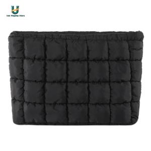 Stylish Quilted Makeup Bag with Zipper for Travel Cosmetic Storage for Women Girls[Ueb Flagship Store]