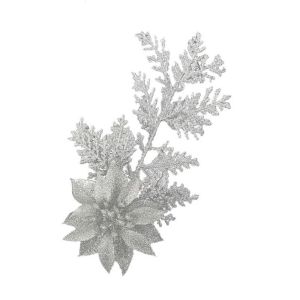 ZENGD Hanging Pine Leaves Christmas Flowers Handcraft Durable Xmas Decorative Flowers Multi-purpose DIY Glitter Artificial Flower Home Decor