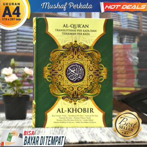 Alquran Terjemahan Al Quran 30 Juz Lengkap Al Khobir Ukuran A4 Besar Terjemah Latin Perkata