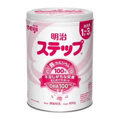SPDD Meiji lon 1-3 công thức bổ sung cho trẻ từ 1-3 tuổi Meiji Step Milk