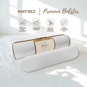 MATTREZ Bolster Pillow/Foam Support/Sleep Alignment/Firm & Supportive/Relieves Tension/Free Shipping