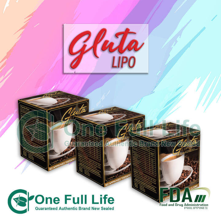 Gluta Lipo GlutaLipo COFFEE 10 Sachets x 3 BOXES | Lazada PH