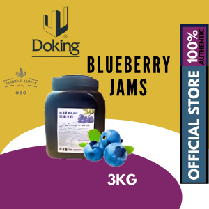 DOKING Blueberry Jam 3kg Premium Quality Perfect for Spreads & Desserts