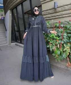 Lady Gamis wanita terbaru murah mewah elegan kekinian dress pesta kondangan hari raya baju muslim