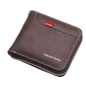 กระเป๋าสตางค์ผู้ชาย กระเป๋าสตางค์หนัง PU แบบคลาสสิก ความจุขนาดใหญ่ กระเป๋าสตางค์แบบมีซิป ใส่บัตรได้หลายใบ กระเป๋าสตางค์แฟชั่น กระเป๋าใส่เงิน Mens Wallets Classic PU Leather Wallet Large Capacity Casual Zip Multi-Card Holder Purse Fashion Money Bag