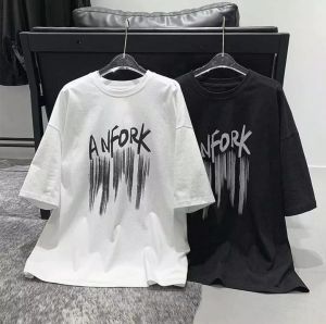 Áo Thun Nam Nữ Form Rộng In Hình ANFORK độc đẹp Vải Dày Mịn Thiết Kế Thời Trang Đường May Sắc Sảo