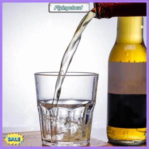 Follow Get New[FlyingC] Acrylic Whiskey Cups Unbreakable Transparent Beer Cup Plastic Coffee Milk Breakfast Cup Spirit Glass Drinkware Juice Tea Cup
