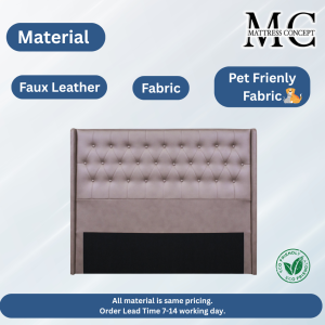 Mattress Concept Lexer Divan Bedframe Pet Friendly Fabric/Faux Leather/Fabric All Size Available