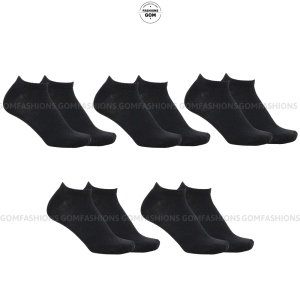 Set 5 Tất cổ ngắn nam nữ chất liệu cotton cao cấp vớ nam nữ cổ thấp êm mềm đi mát thiết kế thoáng khí -KLB-TRONNGAN-CB5