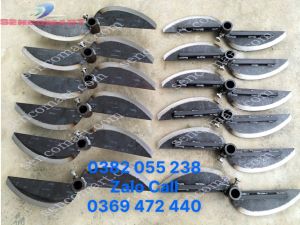 Dao băm chuối mịn bằng nhíp cán