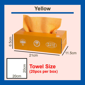 [20PCS] Worthbuy Microfiber Cleaning Cloth Absorbent Reusable Kitchen Wipes Dish Cloth Kain Lap Meja Dapur Pinggan 抹布